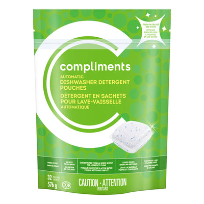Comp Detergent Dish Auto Pouch [32 ea]