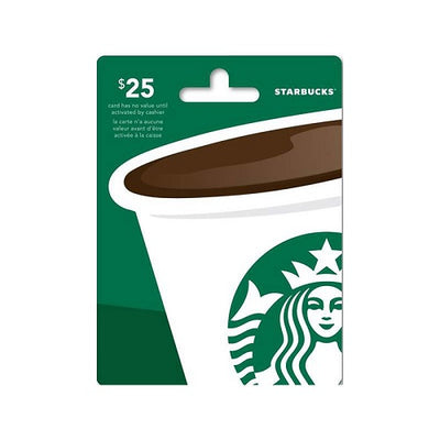 Starbucks $25 [1 ea]