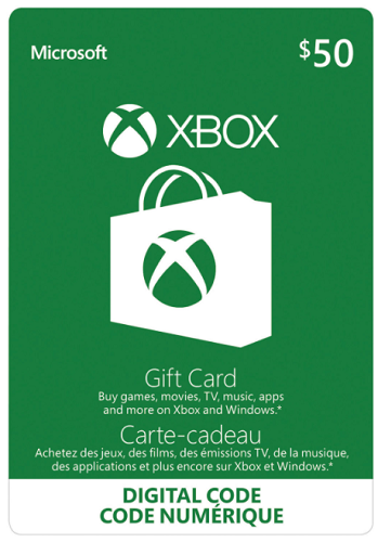 XBox $50 Gift Card [1 ea]