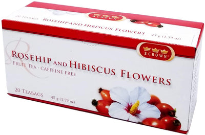 3 Crown Rosehip & Hibiscus Tea [20 g]