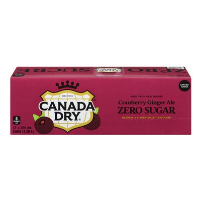 CD Cran Ginger Ale Zero [355 ml]