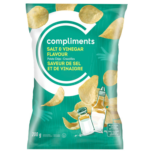 Comp Salt & Vinegar Chips [200 g]