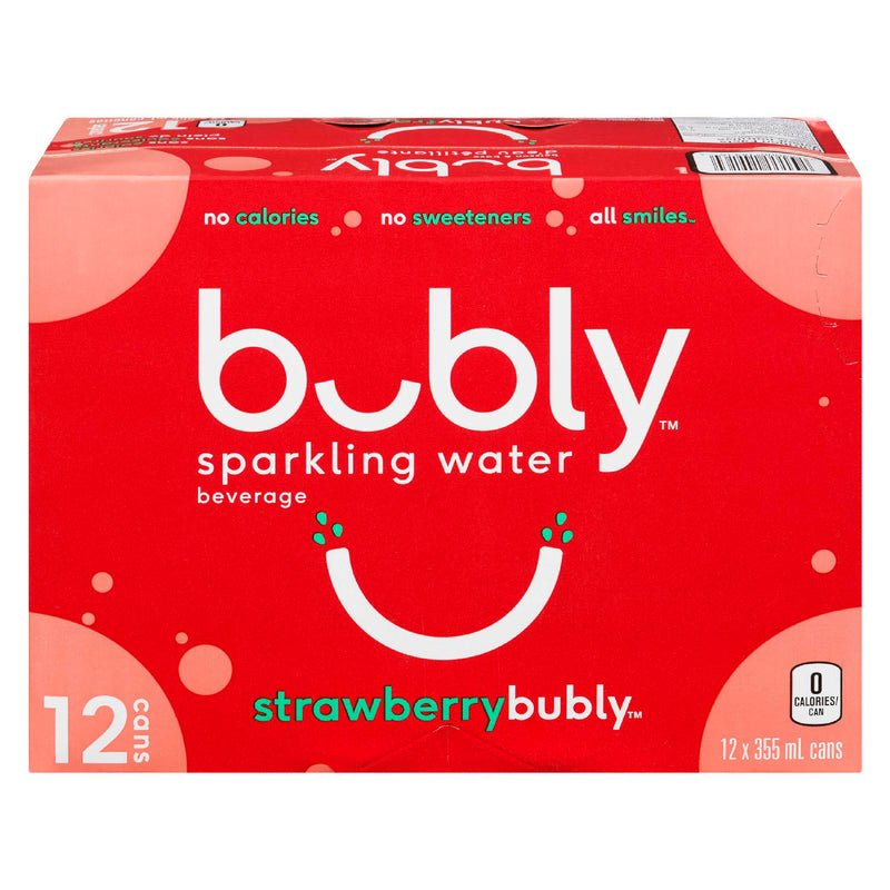Bubly Strawberry 12s [355 ml]