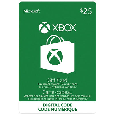 Xbox $25 Gift Card [1 ea]