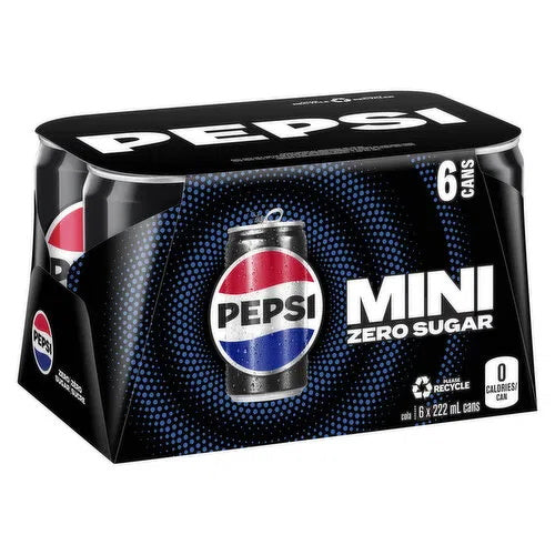 Pepsi Max Mini Cans 6/222ml [222 ml]