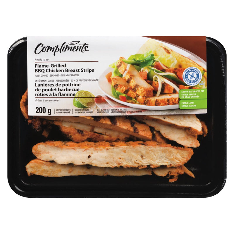 Comp Chicken Strps Grilled BBQ [200 g]