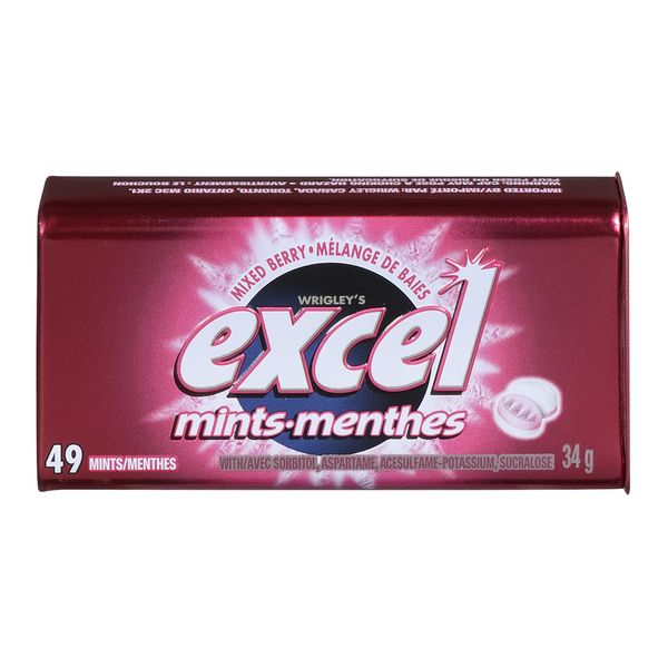 Excel Mints Mixed Berry [34 s]