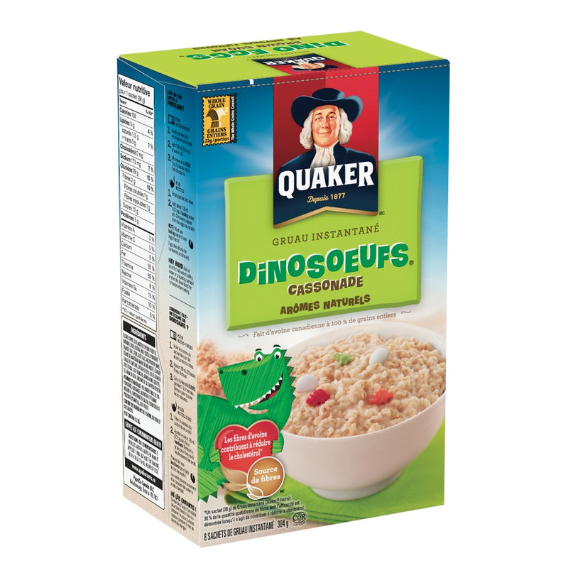 Quaker Dino Eggs Brn Sgr Otml [304 g]