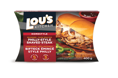 Lous QnE Shaved Steak Philly [400 g]