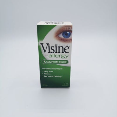 Visine Allergy Eye Drops, 15 mL
