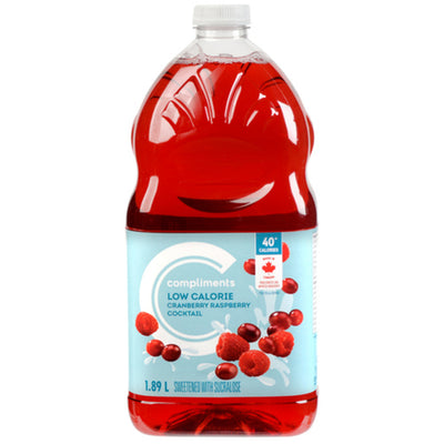 Comp Low Cal Cran Rasp Cktl [1.89 ltr]