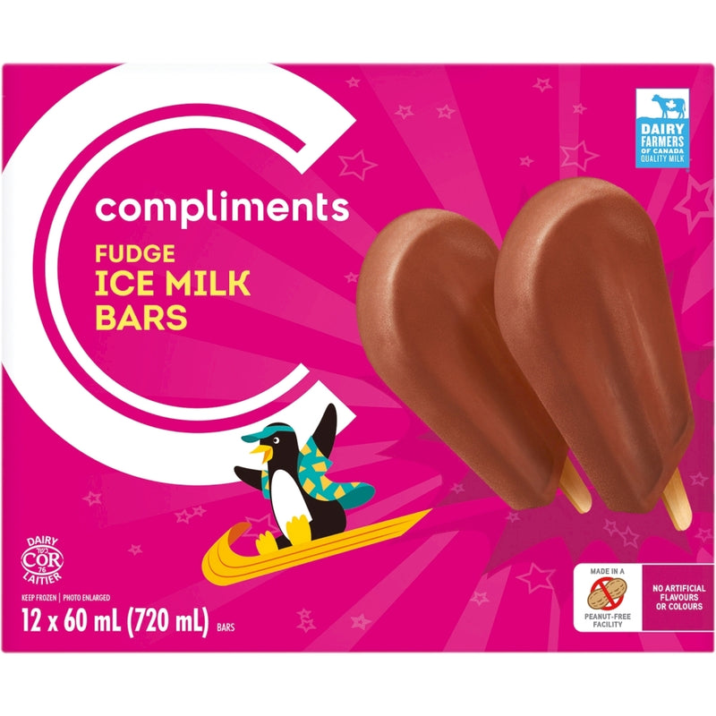 Comp Fudge Ice Milk Bars [12 pkg]