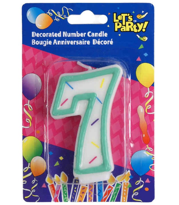 Lets Party #7 Candle [1 s]