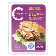 Comp Sliced Herb Turkey Breast [175 g]