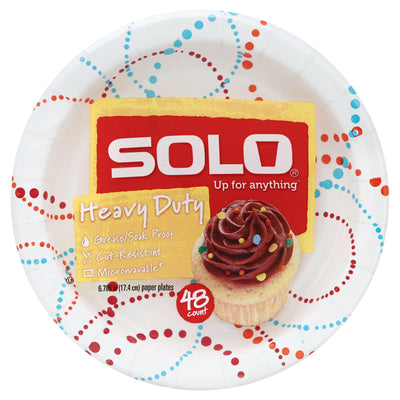Solo Paper Plate Decorated 7" [100 ea]