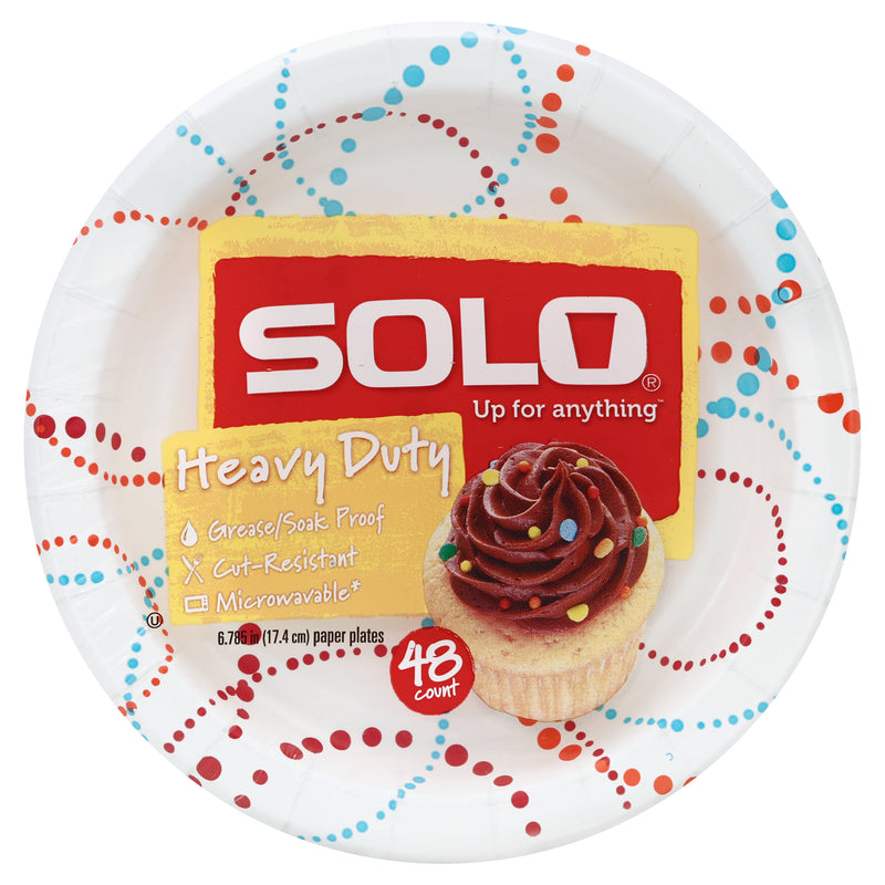 Solo Paper Plate Decorated 7" [100 ea]