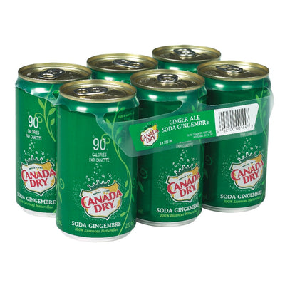 CD Gingerale Mini Cans 6Pk [222 ml]