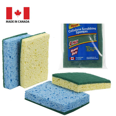 Royal HD Scrubbing Sponges [4 pcs]