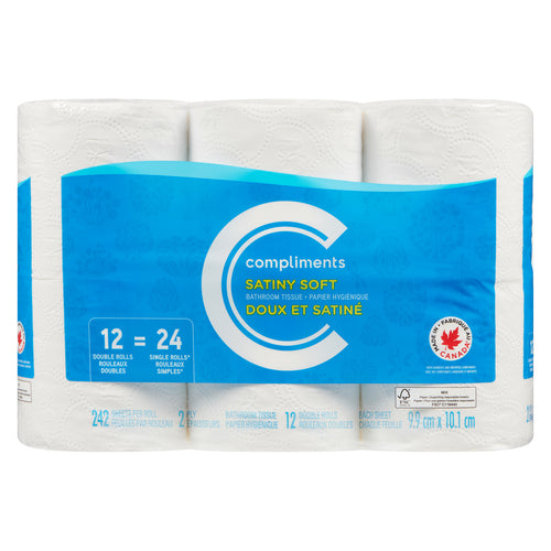 Comp Bathroom Tissue Plush [12 ea]
