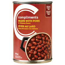 Comp Beans W/Pork in Molasse [398 ml]