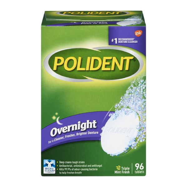 Polident Overnight Tablets [96 s]