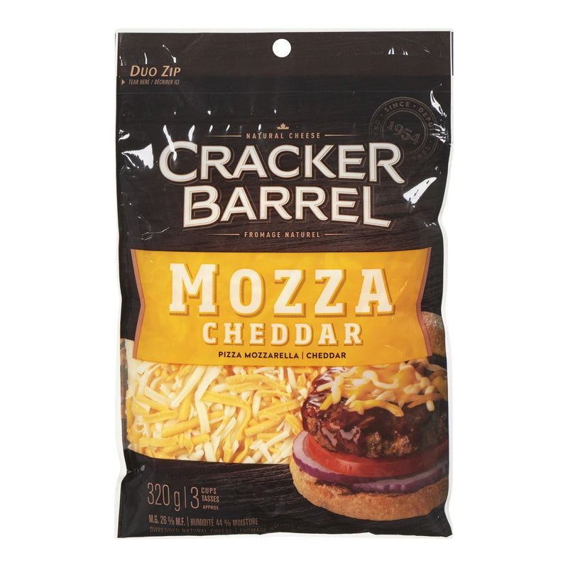 CrackBar Shreds Mozza Ched [320 g]