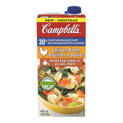 Camp Rstd Grlc Chicken Broth L [900 ml]