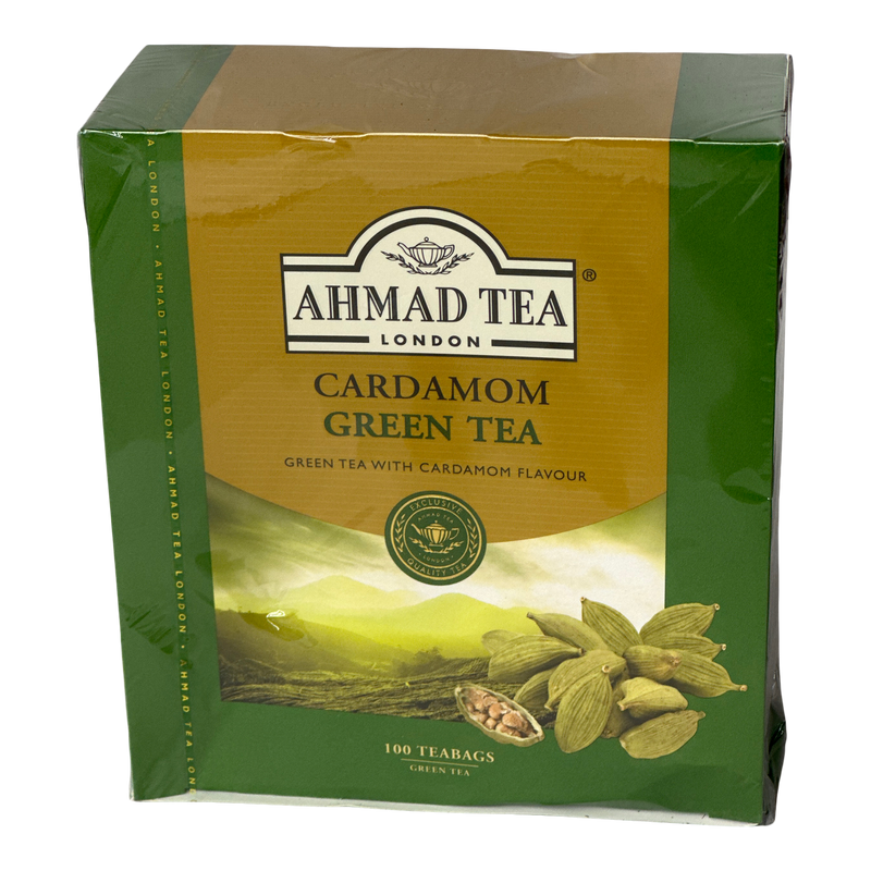 AhmadTea Teabags Grn w/ Crdamo [100 ea]