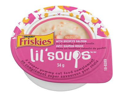Friskies Lil Soups Salmon [34 g]