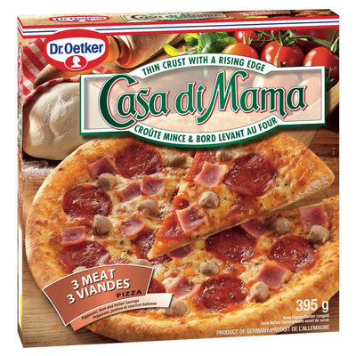 Casa Di Mama 3 Meat Pizza [390 g]