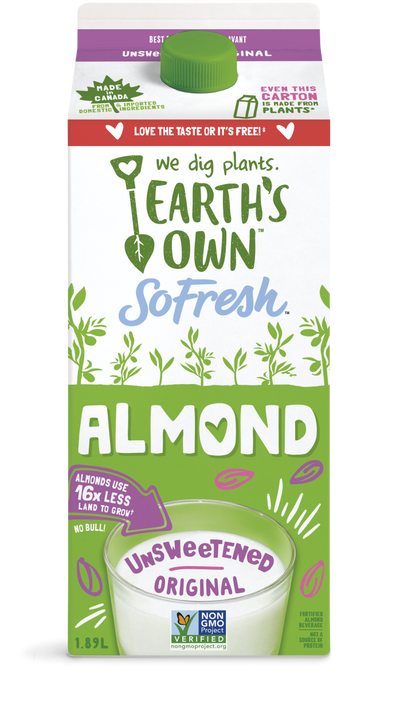 Earths Own Almond Unsweetened [1.89 ltr]