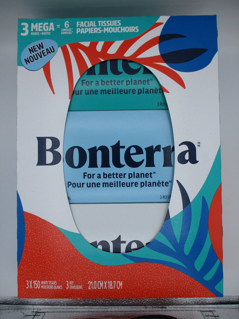 Bonterra Facial Tissue Mega [3 s]