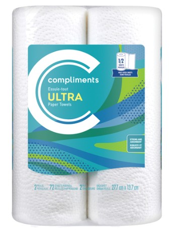 Comp Paper Towel Ultra 72s 2 P [2 ea]
