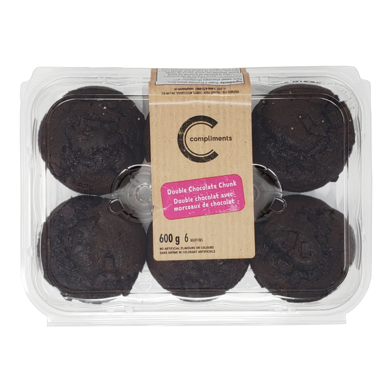 Comp Muffins Double Choco Chnk [6 s]