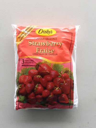 Crosby Strawberry Crystals [240 g]