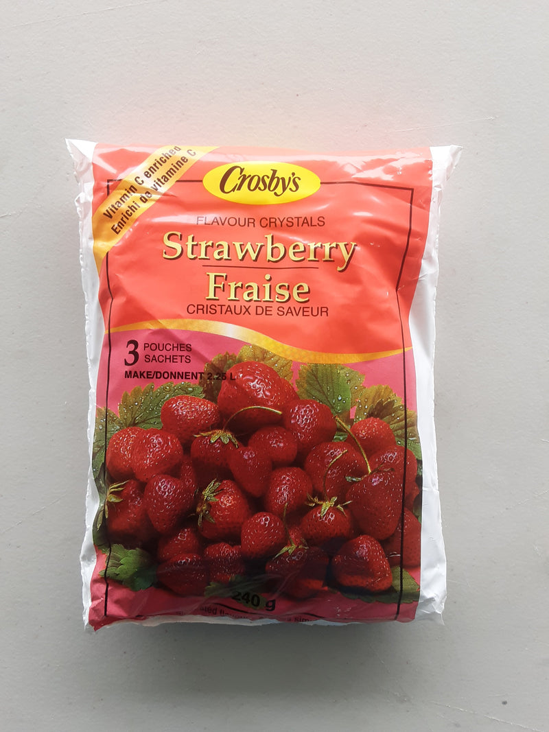 Crosby Strawberry Crystals [240 g]
