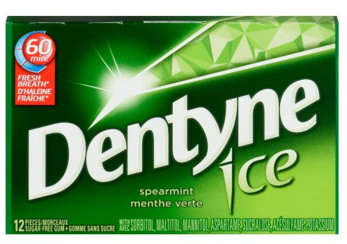 Dentyne Ice Gum Spearmint Mnt [8 ea]