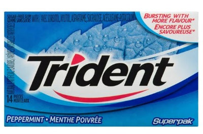 Trident SLB Gum Peppermint [14 ea]