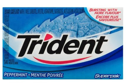 Trident SLB Gum Peppermint [14 ea]