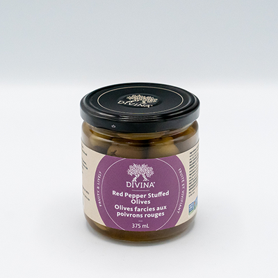 Divina Olives Red Pepper Stuff [375 ml]