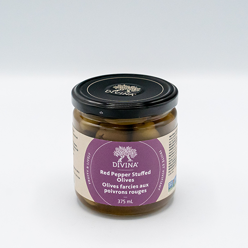 Divina Olives Red Pepper Stuff [375 ml]