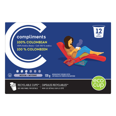 Comp 100% Columbian K-Cups [12 s]