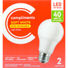 Comp Bulb LED40W A19 SoftWhite [2 s]