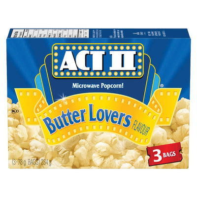 ActII Popcorn Butter Lover 3Pk [234 g]