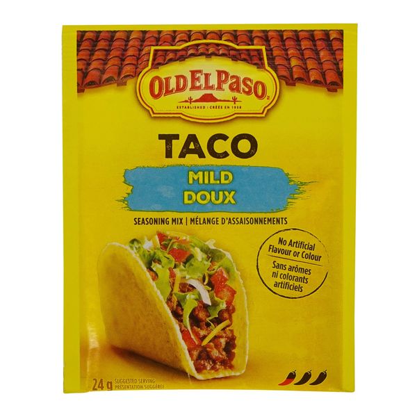 Old El Paso Mild Taco Seasoning Mix, 24 g