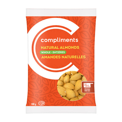 Comp Whole Natural Almonds [100 g]