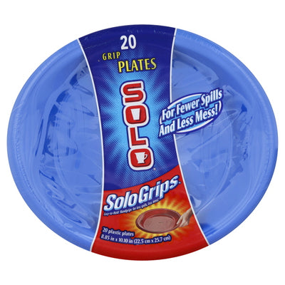 Solo Plastic Square Plates 9" [20 ea]