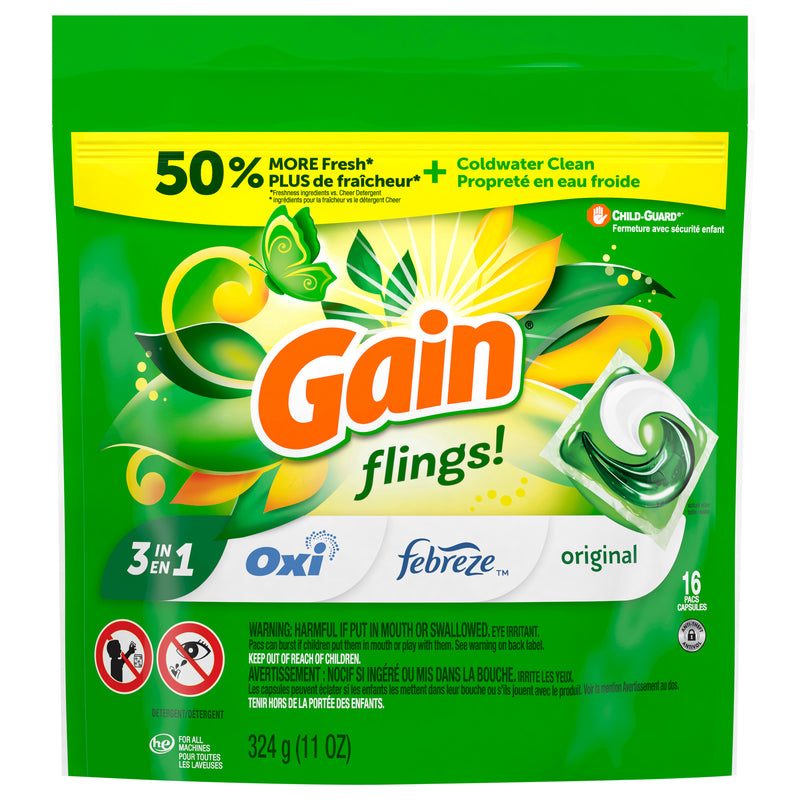 Gain Laundry Pod Flings Orig [340 g]