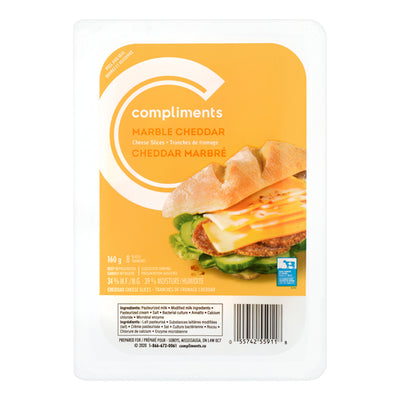 Comp Marble Cheese Slices [160 g]