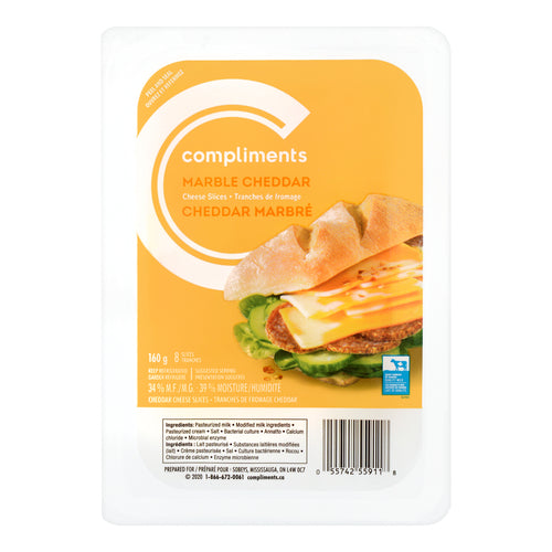 Comp Marble Cheese Slices [160 g]